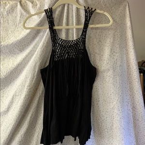 Denim & Supply by Ralph Lauren mesh / fringe tank